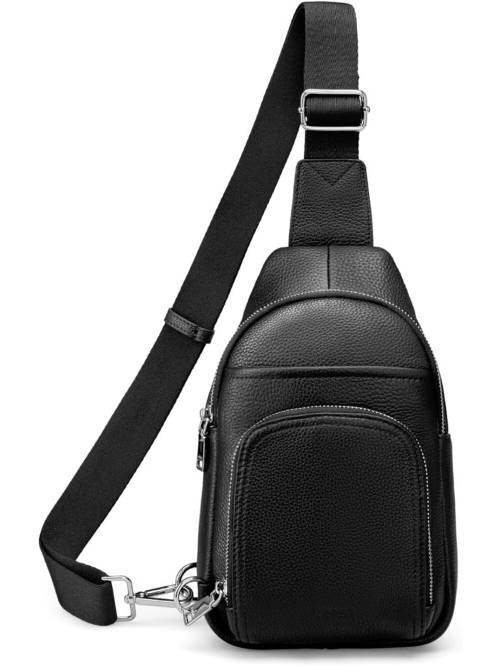 Genuine Leather Anti-Theft Crossbody Sling Bag for Women with RFID Wallet